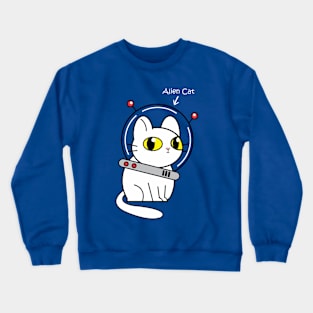 Alien Cat Crewneck Sweatshirt